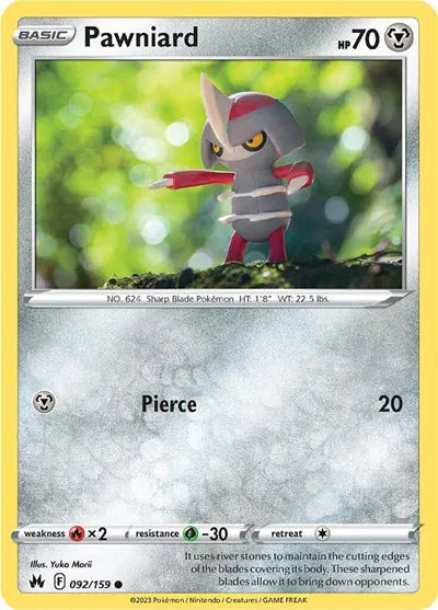 092/159 Pawniard Reverse Holo - Crown Zenith