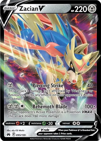 095/159 Zacian V - Crown Zenith