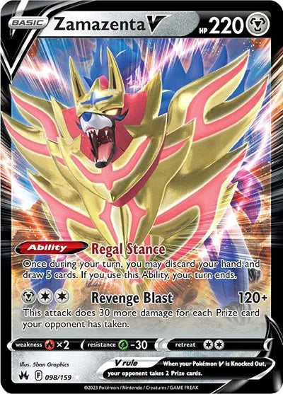 098/159 Zamazenta V - Crown Zenith