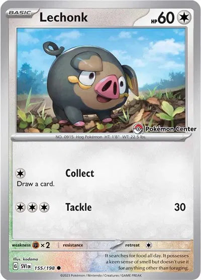 155/198 Lechonk (Pokemon Center)