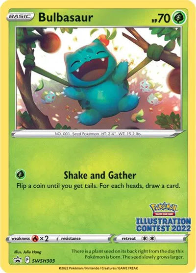SWSH303 Bulbasaur - SWSH Black Star Promo