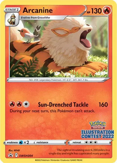 SWSH304 Arcanine - SWSH Black Star Promo