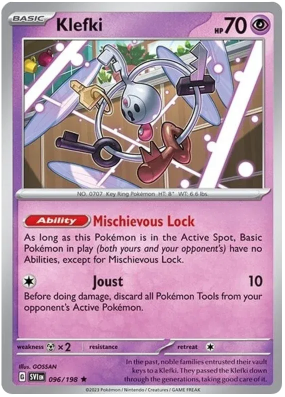 096/198 Klefki Holofoil - Scarlet & Violet Base Set