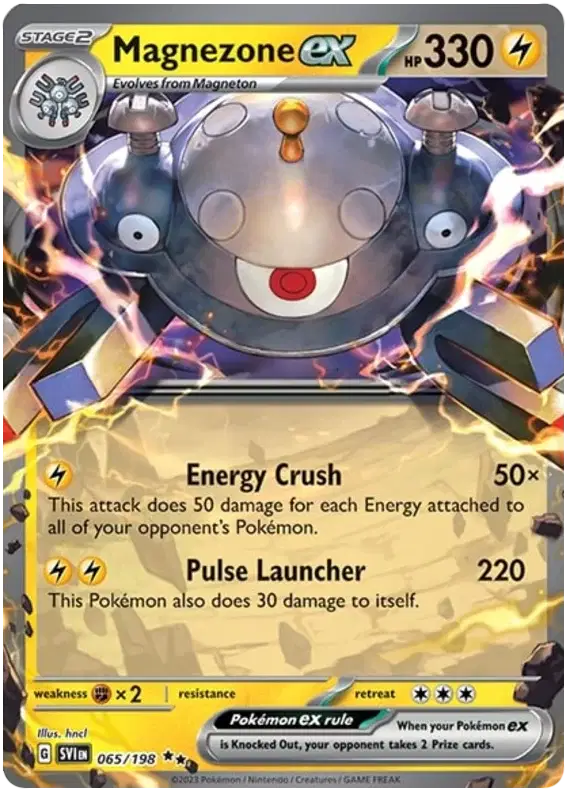 065/198 Magnezone EX - Scarlet & Violet Base Set
