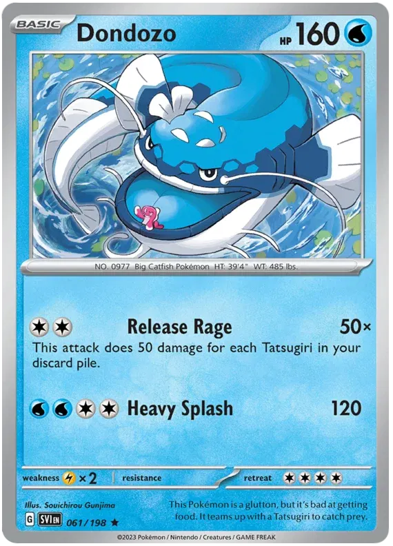 061/198 Dondozo Holofoil - Scarlet & Violet Base Set