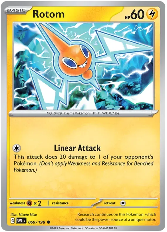 069/198 Rotom Reverse Holo - Scarlet & Violet Base Set