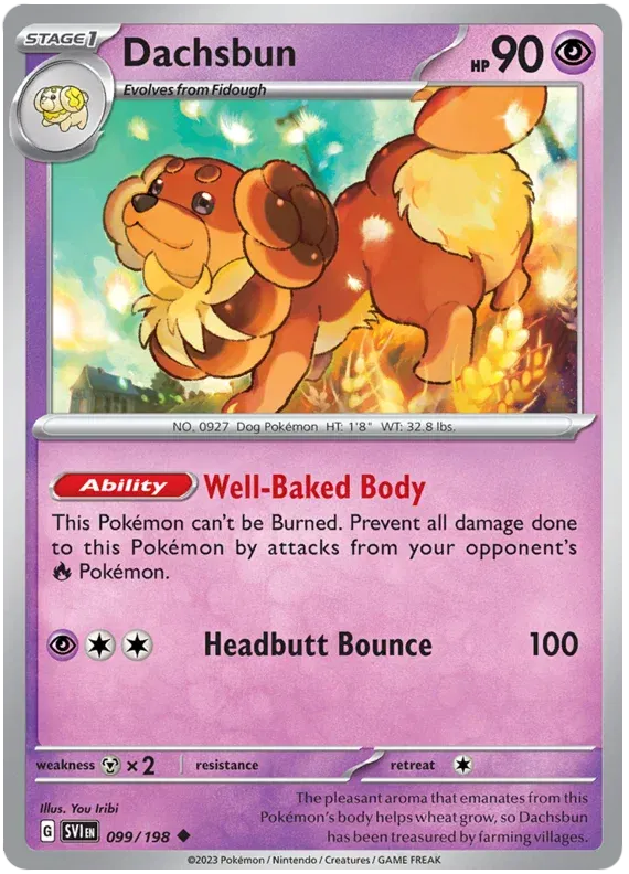 099/198 Daschbun Reverse Holo - Scarlet & Violet Base Set