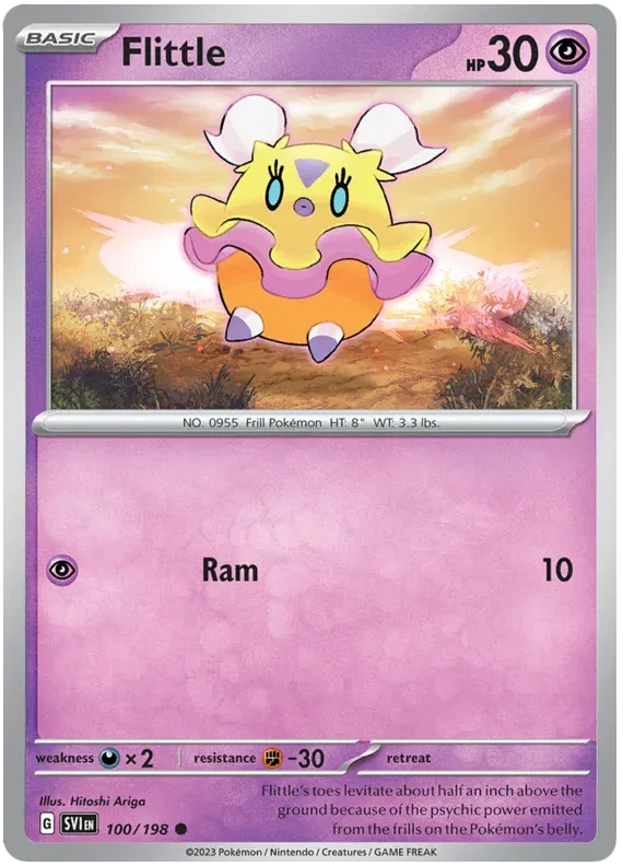 100/198 Flittle Reverse Holo - Scarlet & Violet Base Set