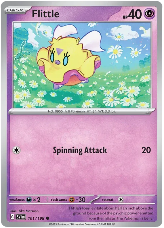 101/198 Flittle Reverse Holo - Scarlet & Violet Base Set