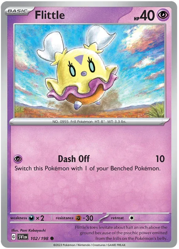102/198 Flittle Reverse Holo - Scarlet & Violet Base Set