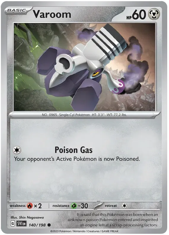 140/198 Varoom Reverse Holo - Scarlet & Violet Base Set