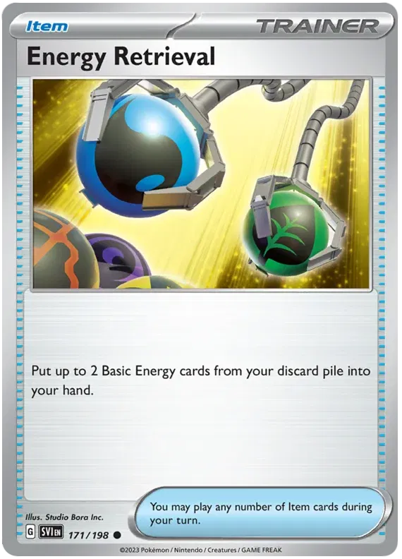 171/198 Energy Retrieval Reverse Holo - Scarlet & Violet Base Set