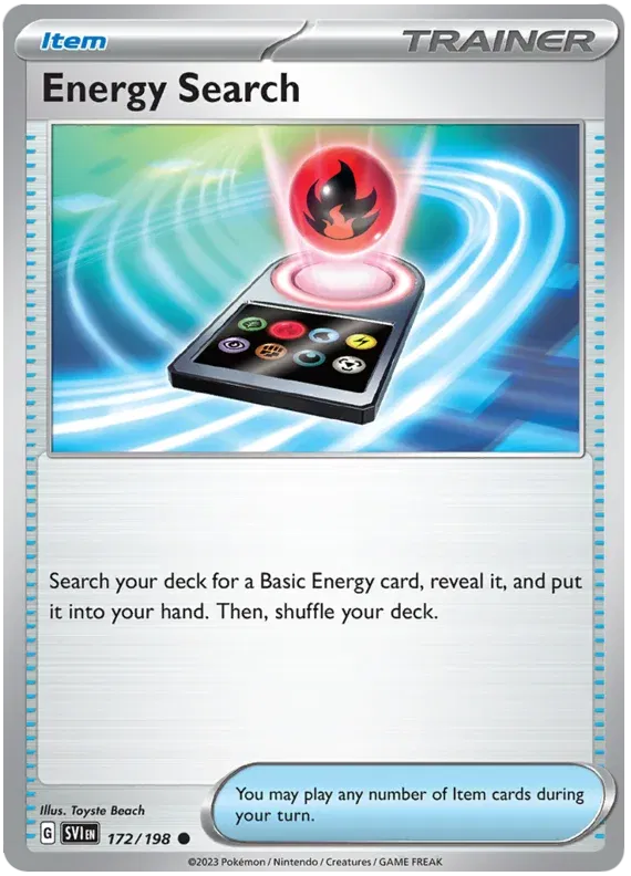 172/198 Energy Search Reverse Holo - Scarlet & Violet Base Set