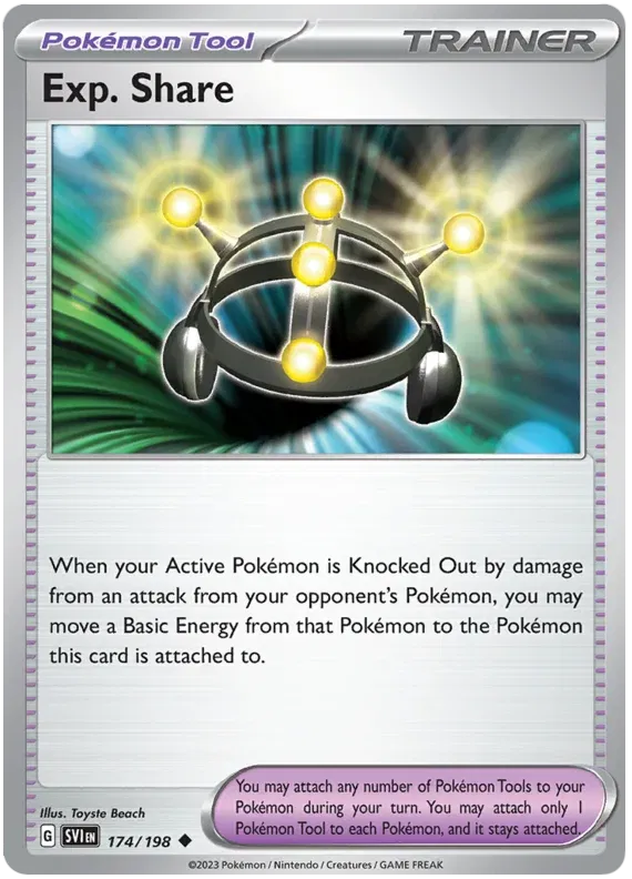 174/198 Exp. Share Reverse Holo - Scarlet & Violet Base Set