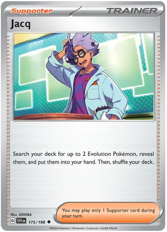 175/198 Jacq Reverse Holo - Scarlet & Violet Base Set