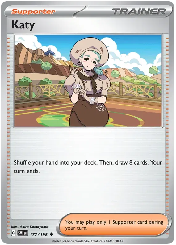 177/198 Katy Reverse Holo - Scarlet & Violet Base Set