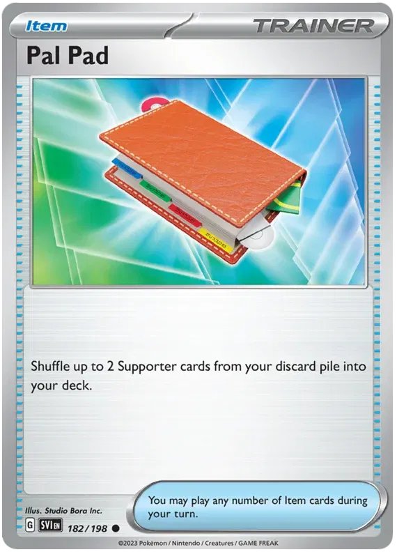182/198 Pal Pad Reverse Holo - Scarlet & Violet Base Set