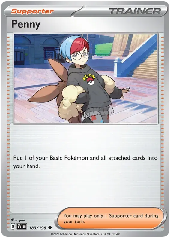 183/198 Penny Reverse Holo - Scarlet & Violet Base Set