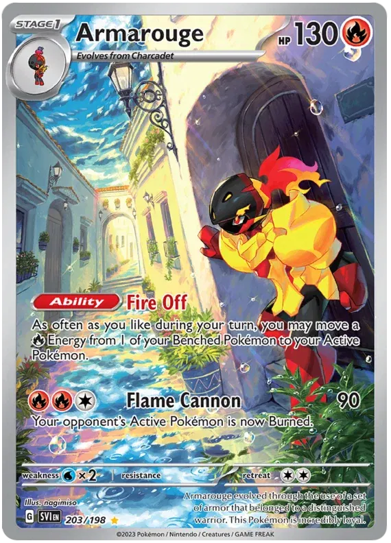 203/198 Armarouge - Scarlet & Violet Base Set