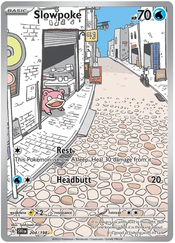 204/198 Slowpoke - Scarlet & Violet Base Set
