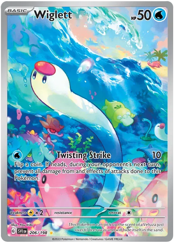 206/198 Wiglett - Scarlet & Violet Base Set
