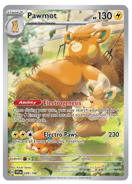 209/198 Pawmot - Scarlet & Violet Base Set