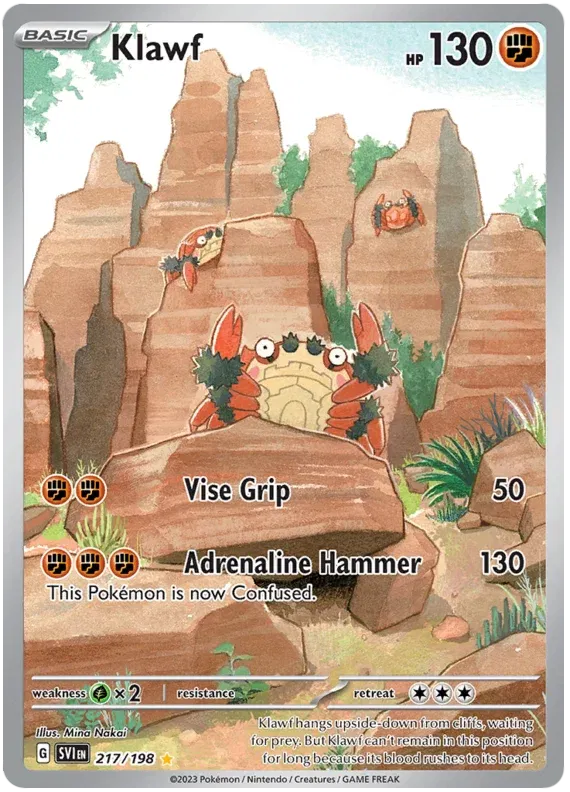 217/198 Klawf - Scarlet & Violet Base Set