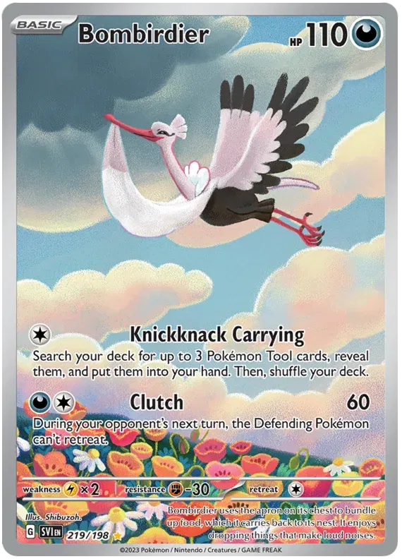 219/198 Bombirdier - Scarlet & Violet Base Set