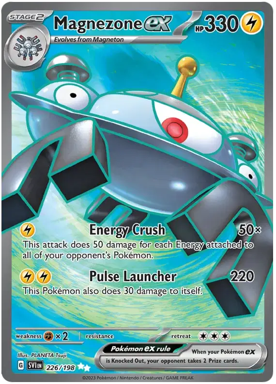 226/198 Magnezone EX - Scarlet & Violet Base Set