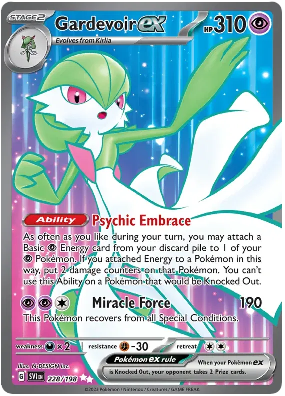 228/198 Gardevoir EX - Scarlet & Violet Base Set