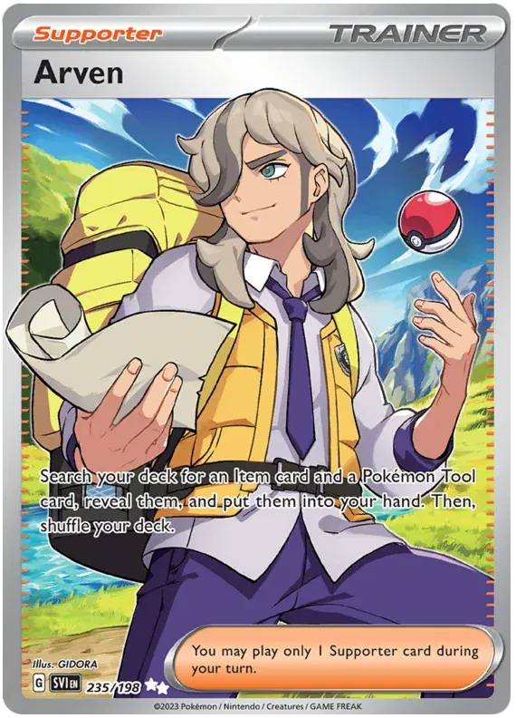 235/198 Arven - Scarlet & Violet Base Set