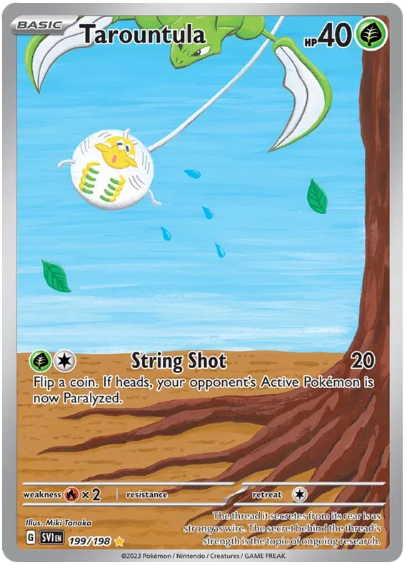 199/198 Tarountula - Scarlet & Violet Base Set