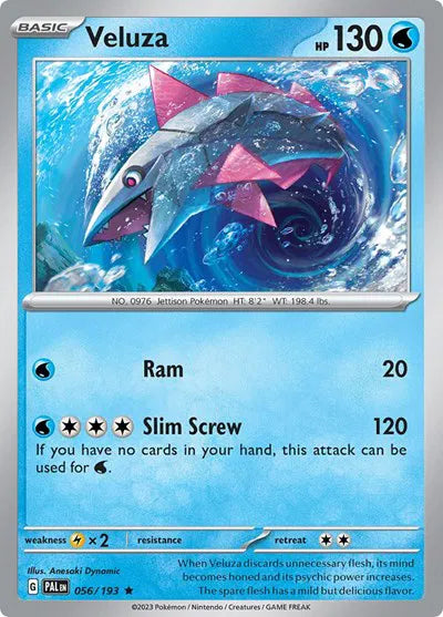 056/193 Veluza Holofoil - Paldea Evolve