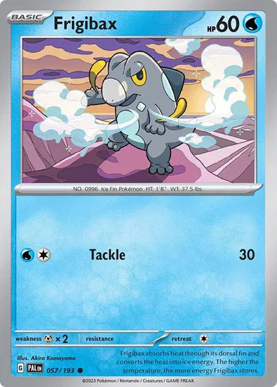 057/193 Frigibax Reverse Holo - Paldea Evolve