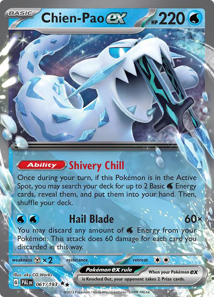 061/193 Chien-Pao EX - Paldea Evolve