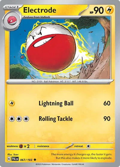 067/193 Electrode Reverse Holo - Paldea Evolve