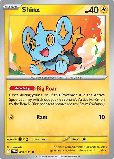 068/193 Shinx Reverse Holo - Paldea Evolve