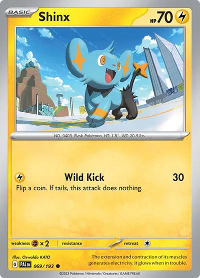 069/193 Shinx Reverse Holo - Paldea Evolve