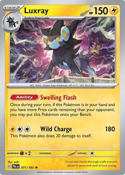 071/193 Luxray Holofoil - Paldea Evolve