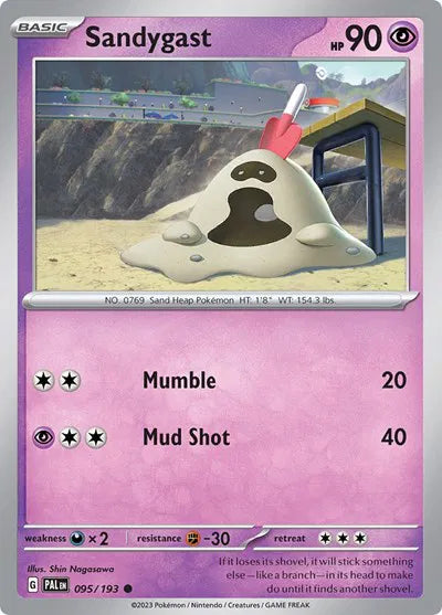 095/193 Sandygast Reverse Holo - Paldea Evolve