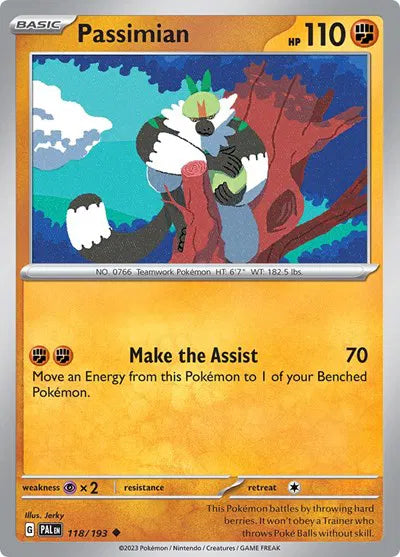 118/193 Passimian Reverse Holo - Paldea Evolve