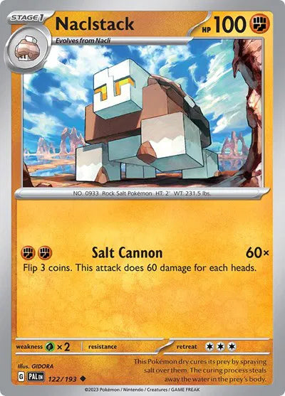 122/193 Naclstack Reverse Holo - Paldea Evolve