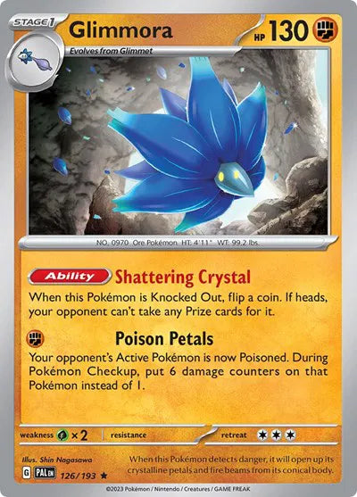 126/193 Glimmora Holofoil - Paldea Evolve