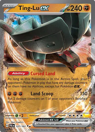 127/193 Ting-Lu EX - Paldea Evolve