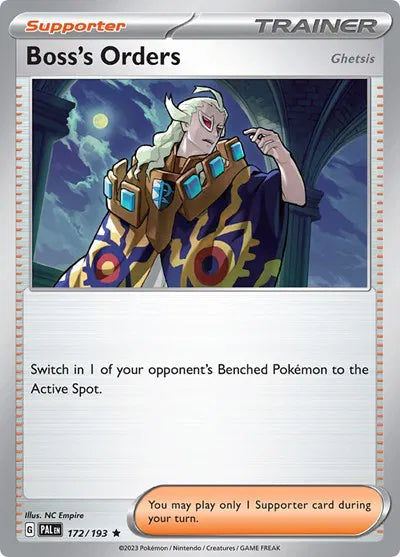 172/193 Boss's Orders Holofoil - Paldea Evolved