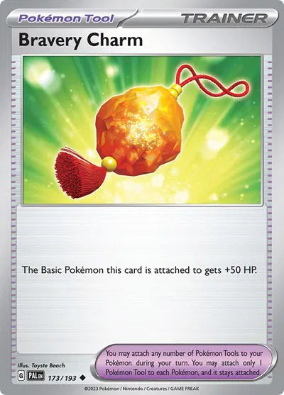 173/193 Bravery Charm Reverse Holo - Paldea Evolved