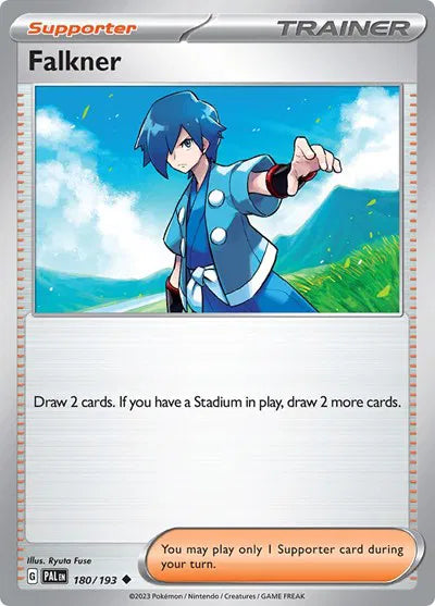 180/193 Falkner Reverse Holo - Paldea Evolve