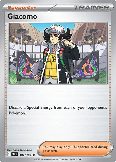 182/193 Giacomo Reverse Holo - Paldea Evolve