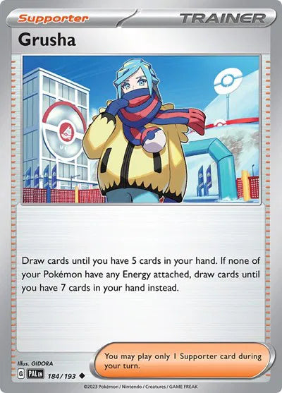 184/193 Grusha Reverse Holo - Paldea Evolve