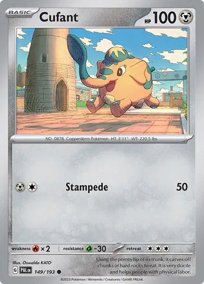 149/193 Cufant Reverse Holo - Paldea Evolved